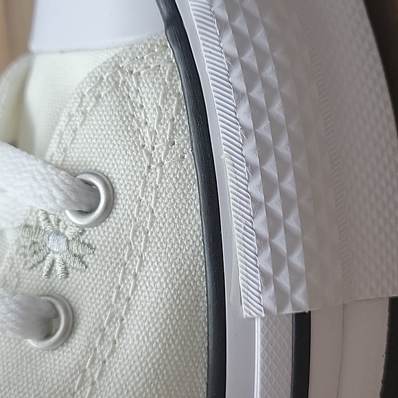Converse Women's White High-Top Sneakers - Picture 10 of 15